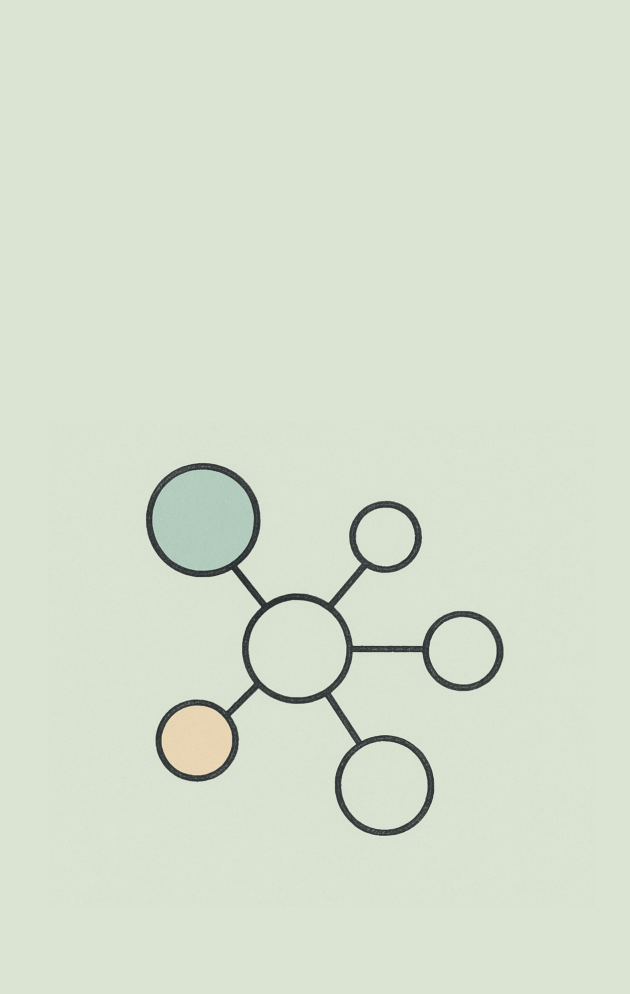 Hormone molecule outline