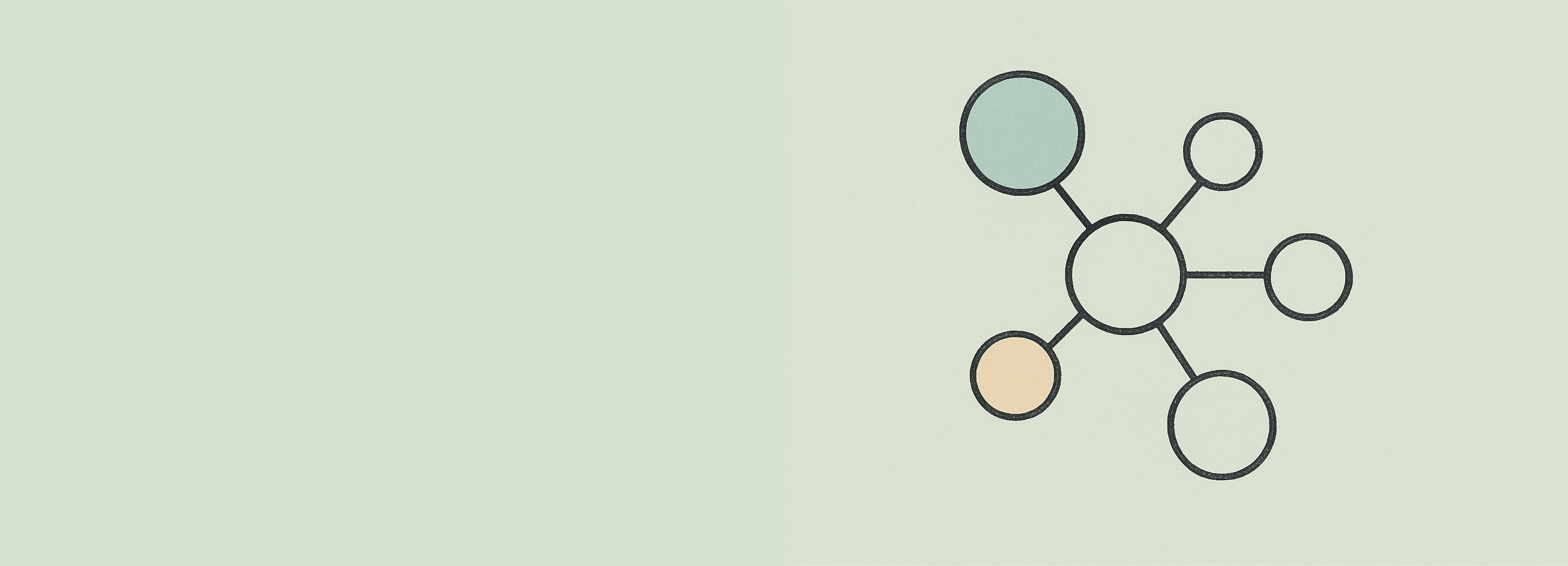 Hormone molecule outline