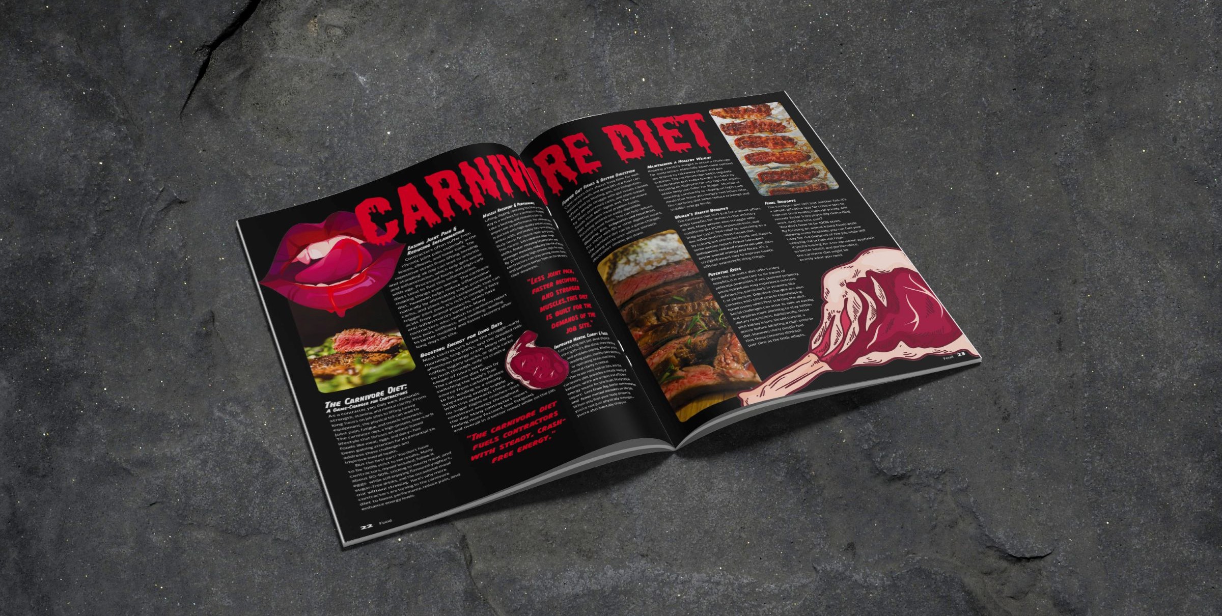 carnivore diet spread